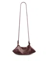 Altuzarra Origami Mini Eyelet Leather Crossbody In Burgundy