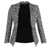 Altuzarra Parthia Floral Jacquard Jacket In Black Acetate In Black