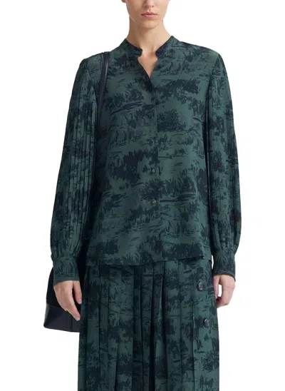 Altuzarra Patsy Printed Top In Rosemary In Multi