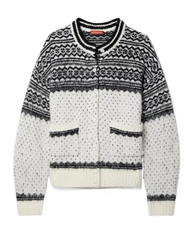 Altuzarra Patterned Cardigan In White