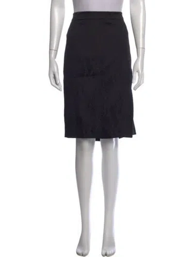 Pre-owned Altuzarra Patterned Knee-length Skirt In Black