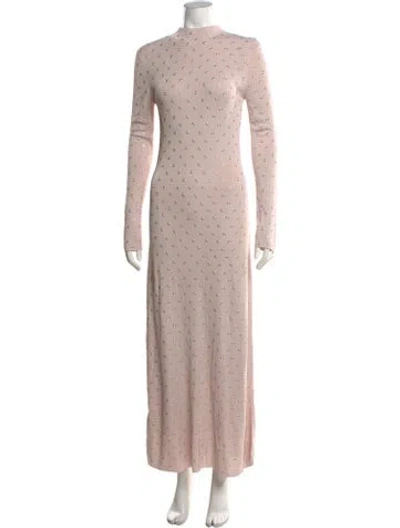 Pre-owned Altuzarra Patterned Long Dress In Pink