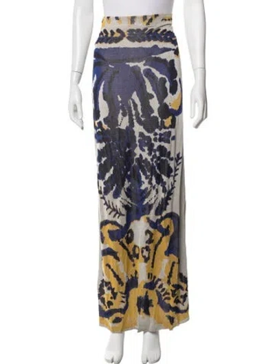Pre-owned Altuzarra Patterned Long Skirt In Neutrals