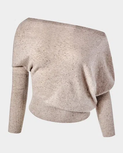 Altuzarra Paxi Off-the-shoulder Cashmere Sweater