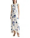 Altuzarra Penny Floral Print Silk High-low Maxi Dress