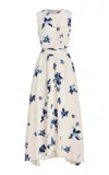 Altuzarra Penny Floral Print Silk High-low Maxi Dress In Floral