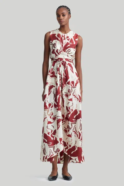 Altuzarra Penny Printed Silk Maxi Dress In Grenadine