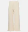 Altuzarra Petey Open-knit Cotton Flared Pants