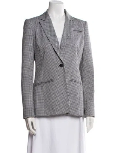 Pre-owned Altuzarra Plaid Print Blazer In Multi