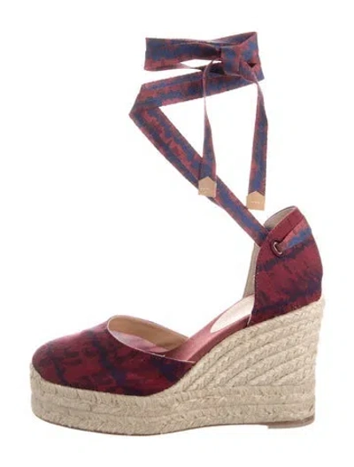 Pre-owned Altuzarra Plaid Print Pumps In Multicolor