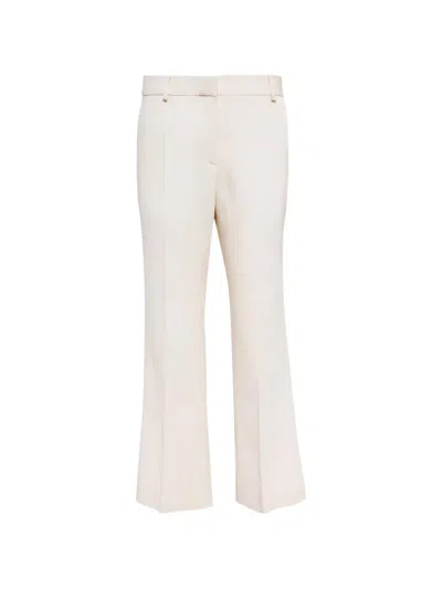 Altuzarra Pressed-crease Tailored Trousers In Animal Print