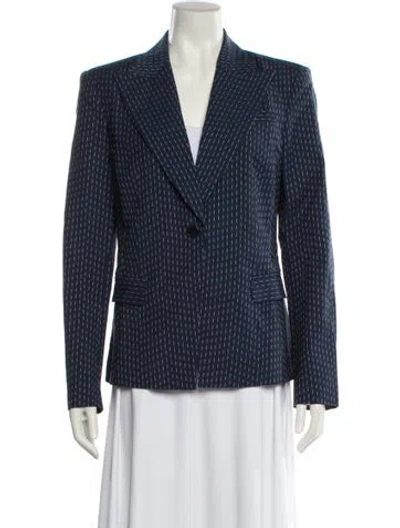 Pre-owned Altuzarra Printed Blazer In Blue
