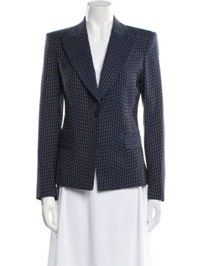 Pre-owned Altuzarra Printed Blazer W/ Tags In Blue