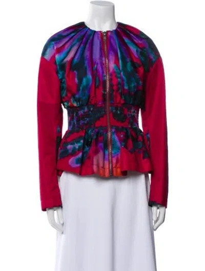 Pre-owned Altuzarra Printed Jacket In Red