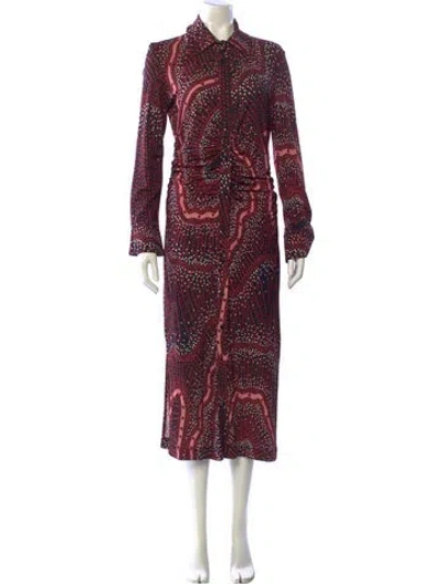Pre-owned Altuzarra Printed Long Dress In Multi