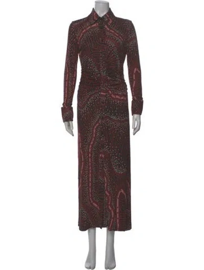 Pre-owned Altuzarra Printed Long Dress In Multi