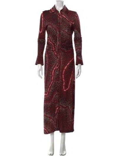 Pre-owned Altuzarra Printed Long Dress In Multi