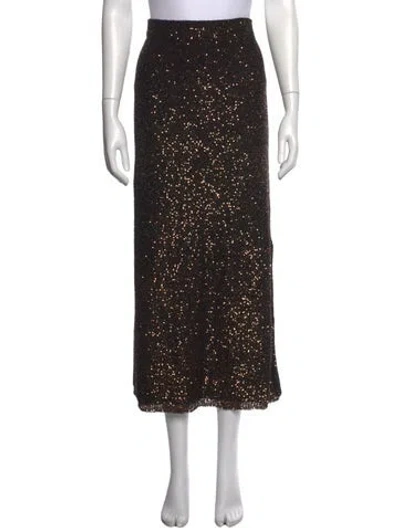 Pre-owned Altuzarra Printed Long Skirt In Blue