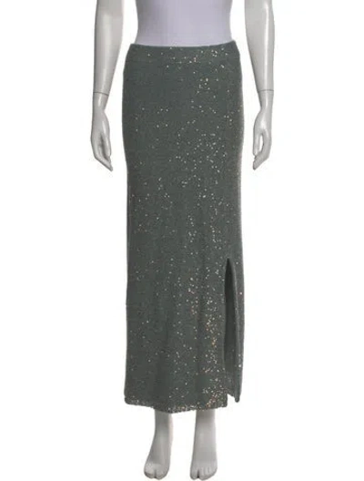 Pre-owned Altuzarra Printed Midi Length Skirt In Green