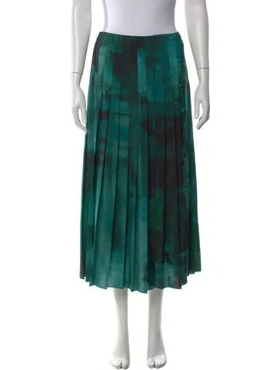 Pre-owned Altuzarra Printed Midi Length Skirt In Green