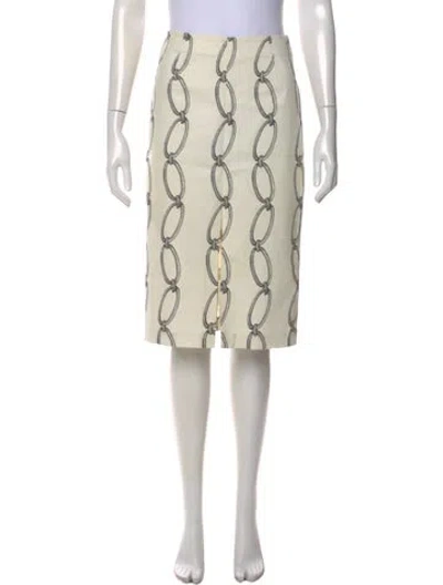 Pre-owned Altuzarra Printed Midi Length Skirt In Neutral