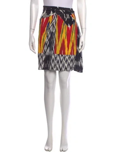 Pre-owned Altuzarra Printed Mini Skirt In Black/grey