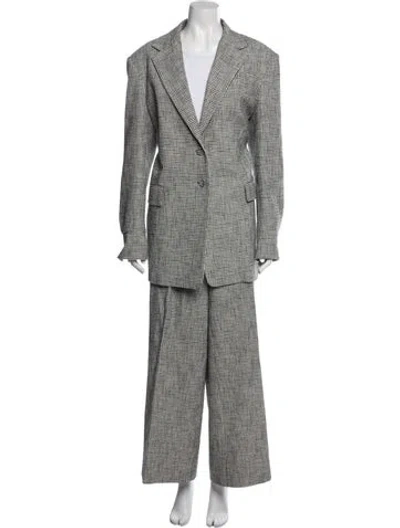 Pre-owned Altuzarra Printed Pant Set In White