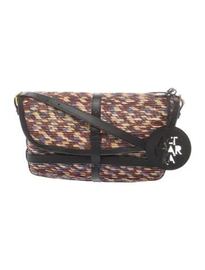 Pre-owned Altuzarra Raffia Shoulder Bag In Multi