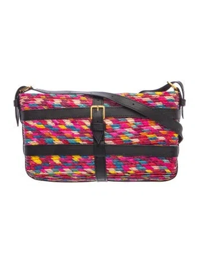 Pre-owned Altuzarra Raffia Shoulder Bag In Pink