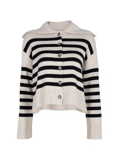 Altuzarra Rainger Striped Cardigan In 뉴트럴