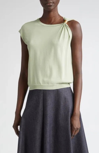 Altuzarra Rinaldi Asymmetric Cap Sleeve Sweater