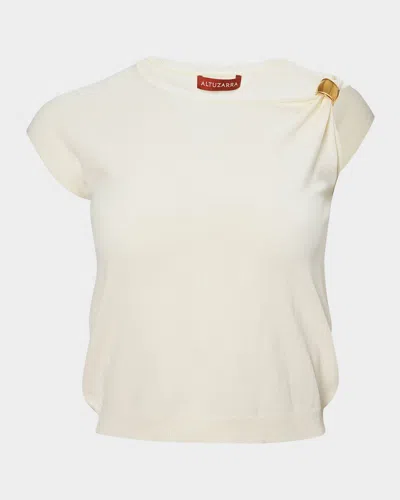 Altuzarra Rinaldi Gathered Ring Knit Top