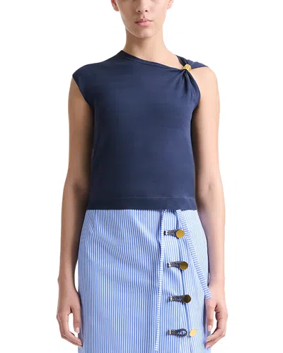 Altuzarra Rinaldi Top In Berry Blue