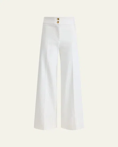 Altuzarra Rudy Wide-leg Pants In White