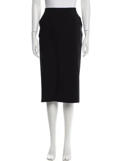 Pre-owned Altuzarra Ruffle Embellishment Knee-length Skirt In Black