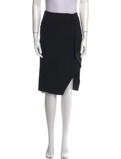 Pre-owned Altuzarra Ruffle Embellishment Mini Skirt In Black