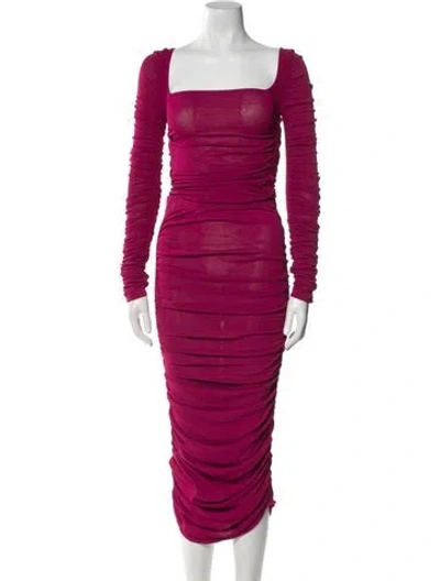 Pre-owned Altuzarra Ruffle Embellishment Skirt Set In Pink