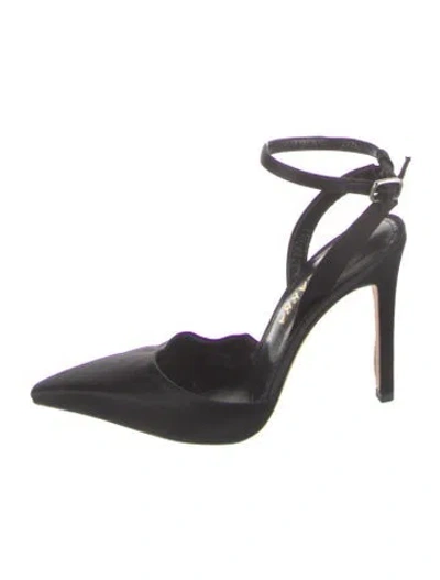 Pre-owned Altuzarra Satin Pumps In Black