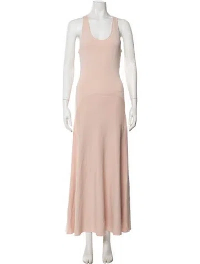 Pre-owned Altuzarra Scoop Neck Long Dress W/ Tags In Pink