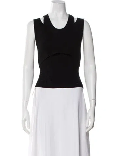 Pre-owned Altuzarra Scoop Neck Sweater In Black