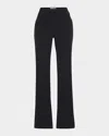 Altuzarra Serge Tailored Flare Pants In Black
