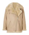 Altuzarra Shearling Jacket In Brown