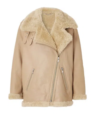Altuzarra Shearling Jacket In Brown