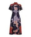 Altuzarra Kiera Dip-dyed Midi Shirt Dress In Black