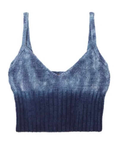 Altuzarra Silk Bra Top In Blue