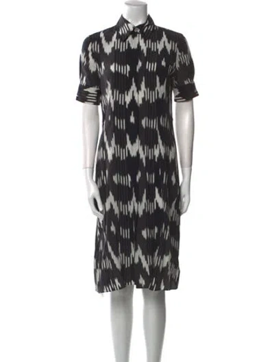 Pre-owned Altuzarra Silk Knee-length Dress In Black