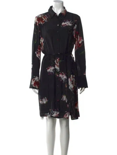 Pre-owned Altuzarra Silk Knee-length Dress In Black