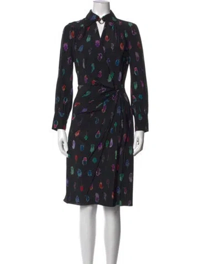 Pre-owned Altuzarra Silk Knee-length Dress In Black