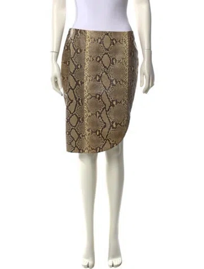 Pre-owned Altuzarra Silk Knee-length Skirt In Multi