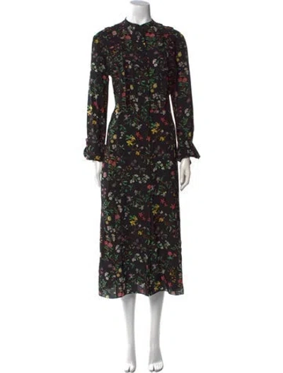 Pre-owned Altuzarra Silk Long Dress In Black